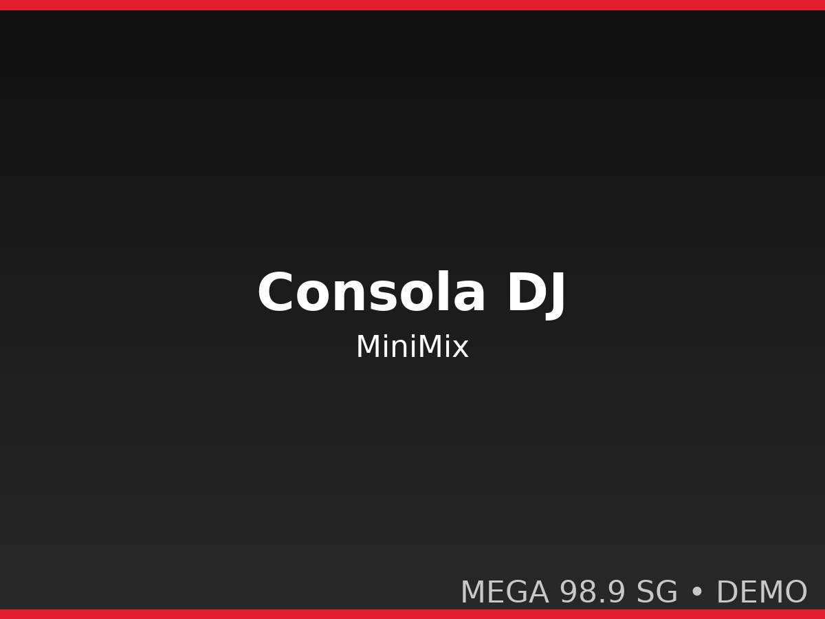 Consola DJ MiniMix