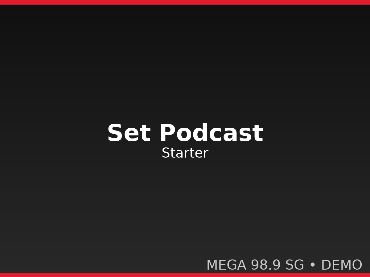 Set Podcast Starter