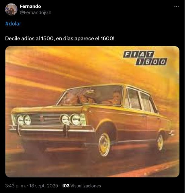 «Dólar Dodge»: la divisa estadounidense superó los .500 y estallaron los memes