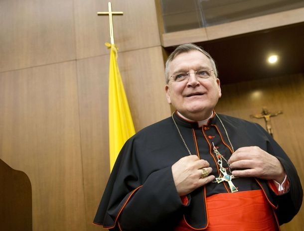 El cardenal estadounidense Raymond Leo Burke
