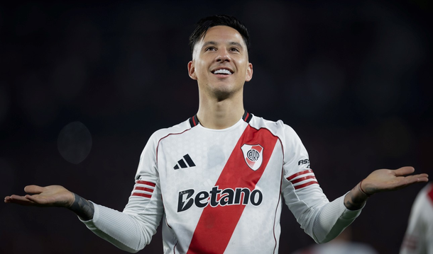River pierde a Sebastián Driussi por lesión: no jugará la revancha contra Palmeiras en la Copa Libertadores
