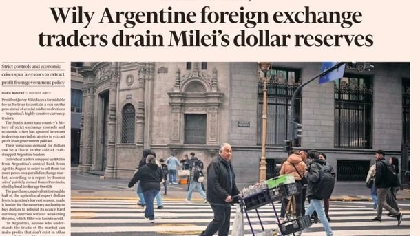 El Financial Times advirtió que «el fracaso de Javier Milei ha inquietado a los inversores» El Financial Times advirtió que «el fracaso de Javier Milei ha inquietado a los inversores»