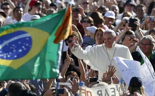 El papa Francisco visitó Brasil en 2012.