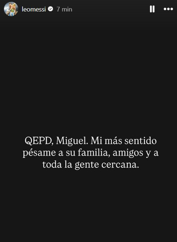 El posteo de Lionel Messi para despedir a Miguel Ángel Russo