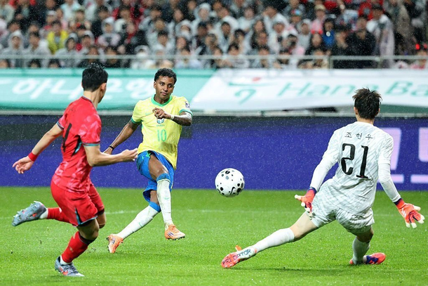Brasil aplastó a Corea del Sur: dobletes de Estevão y Rodrygo en un amistoso arrollador Brasil aplastó a Corea del Sur: dobletes de Estevão y Rodrygo en un amistoso arrollador