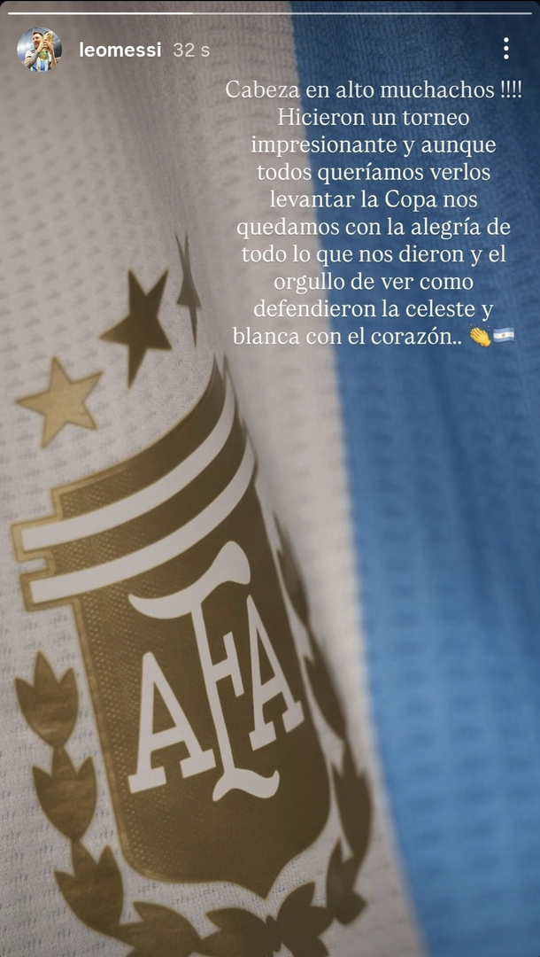 Lionel Scaloni respaldó a la Sub-20 tras la derrota en la final del Mundial: «Muy orgullosos» Lionel Scaloni respaldó a la Sub-20 tras la derrota en la final del Mundial: «Muy orgullosos»