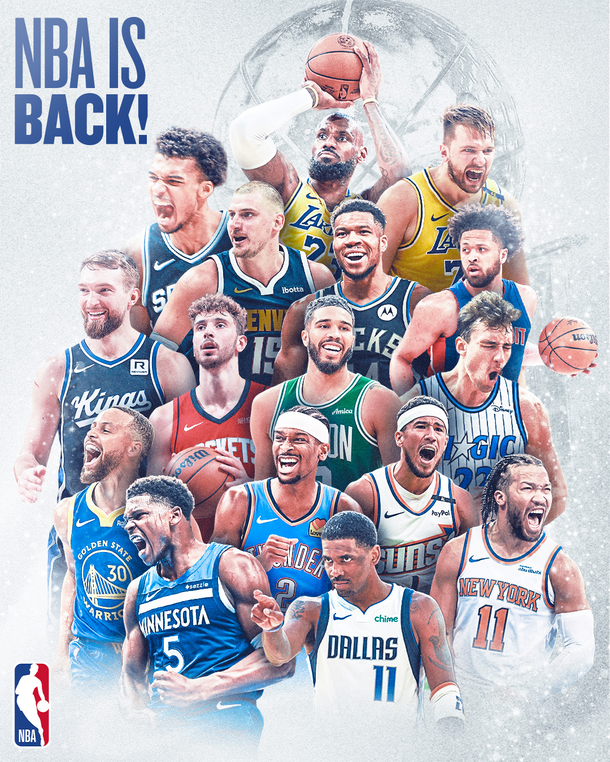 Una nueva era en la NBA: arranca la temporada 80 con promesas, leyendas y una agenda cargada