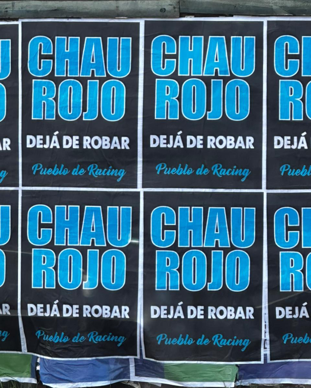 Quiénes son los responsables de los carteles contra Marcos Rojo antes de Racing vs. Flamengo Quiénes son los responsables de los carteles contra Marcos Rojo antes de Racing vs. Flamengo