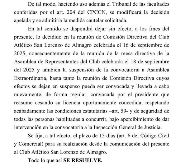 Revés en San Lorenzo: la Justicia anuló la acefalía y ordenó la vuelta de Marcelo Moretti Revés en San Lorenzo: la Justicia anuló la acefalía y ordenó la vuelta de Marcelo Moretti
