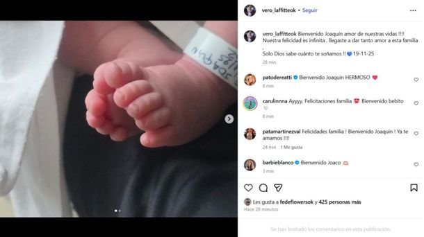 Nació el hijo de Fernando Gago y Verónica Laffitte: «Sólo Dios sabe cuánto te soñamos» Nació el hijo de Fernando Gago y Verónica Laffitte: «Sólo Dios sabe cuánto te soñamos»