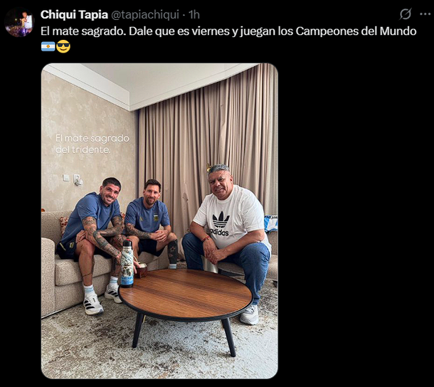 El ritual que no se rompe: Messi, De Paul y Tapia renovaron la cábala antes del duelo con Angola