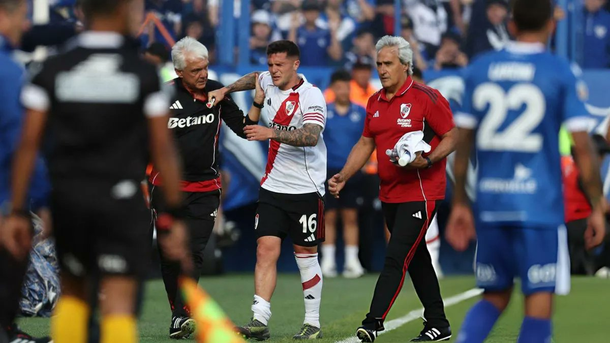 Se confirmó la lesión de Fabricio Bustos: qué tiene y cuándo podría volver en River Se confirmó la lesión de Fabricio Bustos: qué tiene y cuándo podría volver en River
