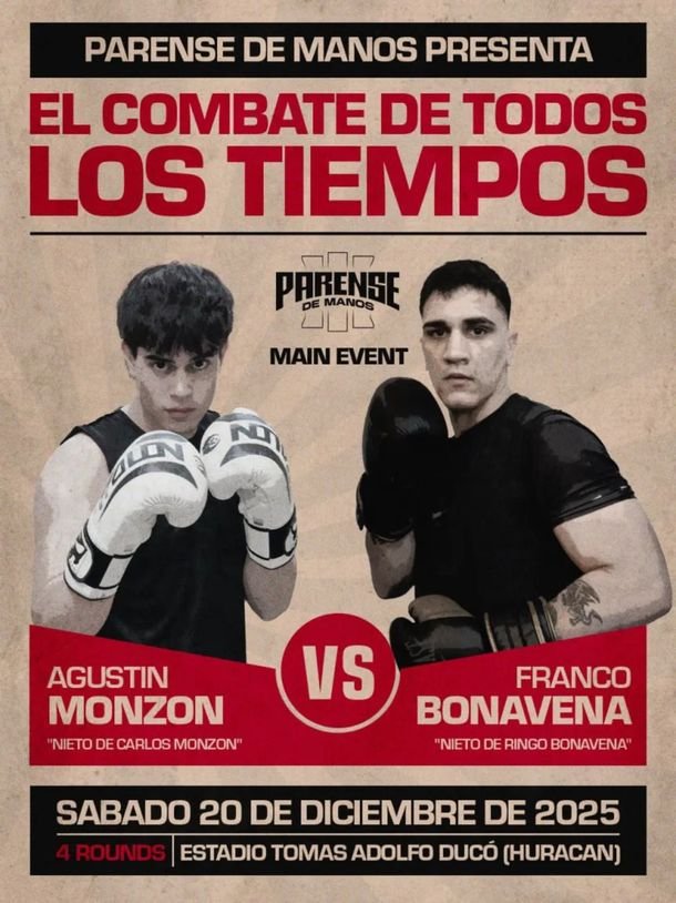 Monzón vs. Bonavena: herencia, historia y un duelo simbólico en Párense de Manos 3