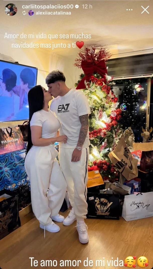 Alegría en el mundo Boca: Carlos Palacios anunció que será papá en Navidad