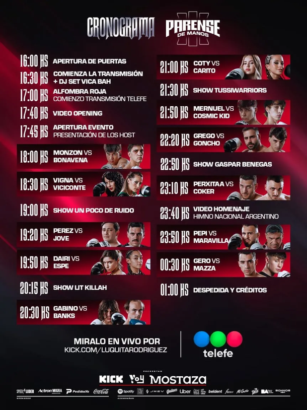 Párense de Manos 3 EN VIVO: minuto a minuto de la alfombra roja, shows musicales y peleas Párense de Manos 3 EN VIVO: minuto a minuto de la alfombra roja, shows musicales y peleas