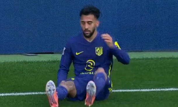 Preocupacíon: Nico González sufrió una lesión en el triunfo de Atlético de Madrid Preocupacíon: Nico González sufrió una lesión en el triunfo de Atlético de Madrid