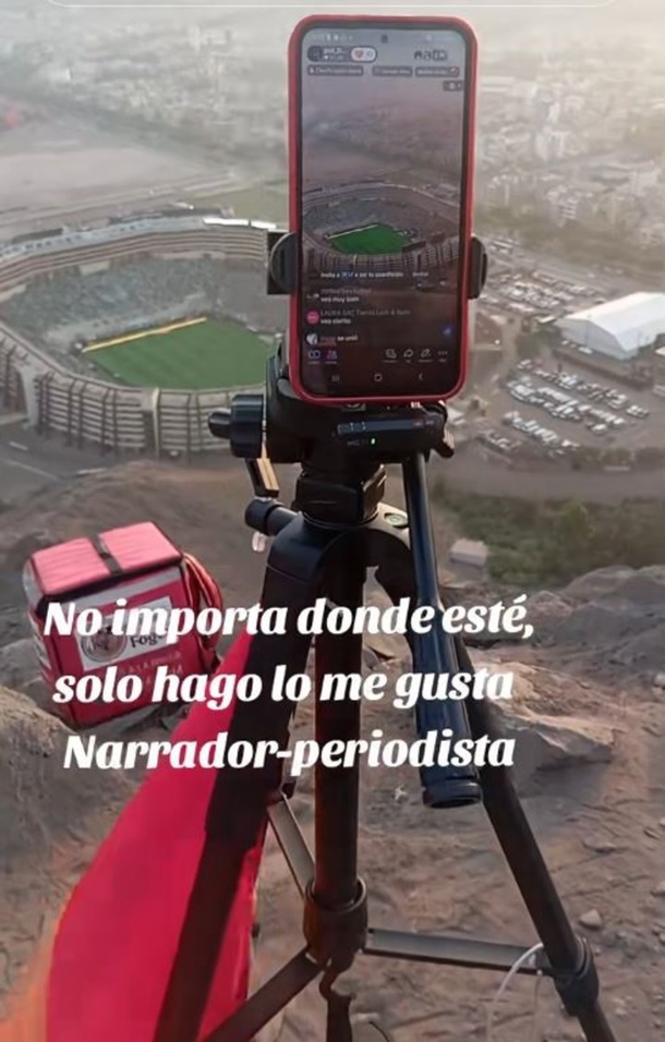 «Pol Deportes»: el joven peruano que relató la final de la Copa Libertadores desde un cerro y se volvió viral «Pol Deportes»: el joven peruano que relató la final de la Copa Libertadores desde un cerro y se volvió viral