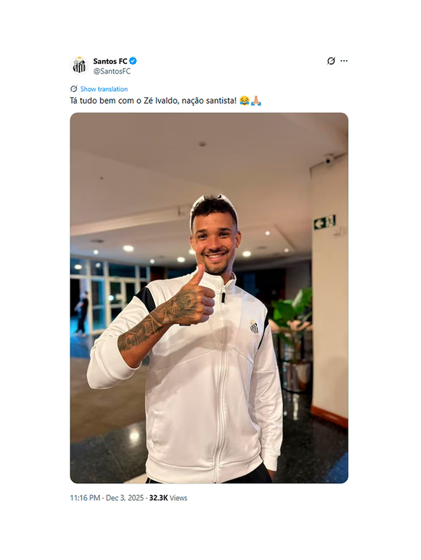 El hincha que quiso abrazar a Neymar y terminó lesionando por error a un jugador del Santos El hincha que quiso abrazar a Neymar y terminó lesionando por error a un jugador del Santos