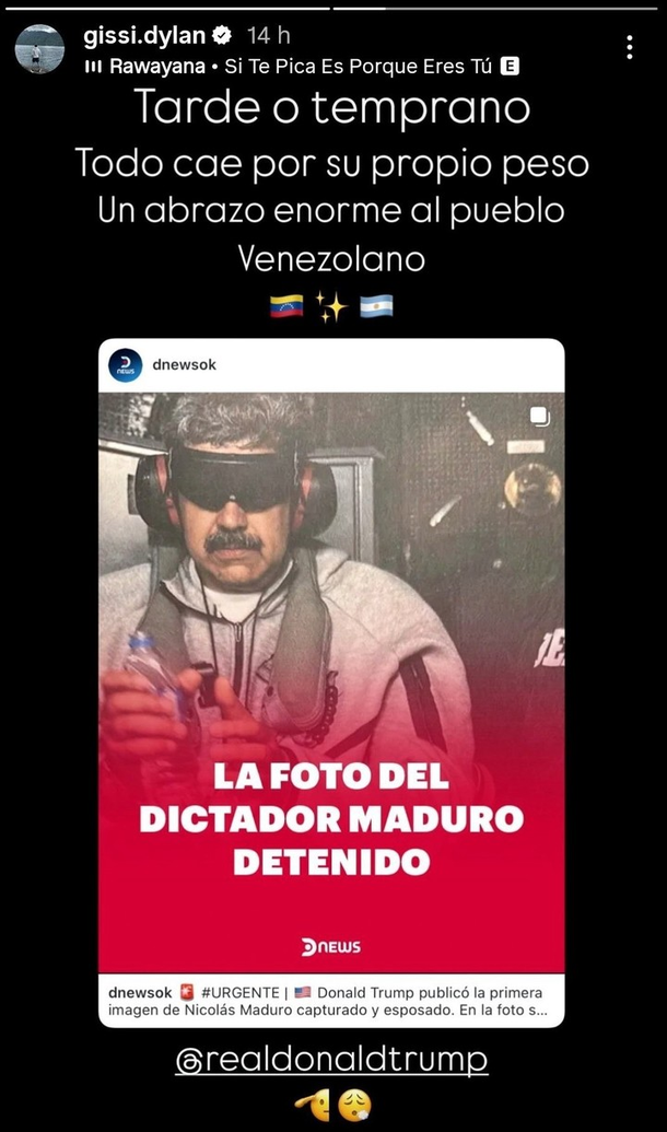 El vestuario de Nueva Chicago se dividió por la detención de Nicolás Maduro en Venezuela El vestuario de Nueva Chicago se dividió por la detención de Nicolás Maduro en Venezuela