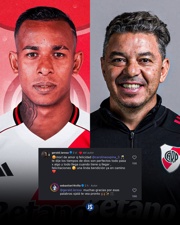 Los mensajes entre Sebastián Villa y la esposa de Marcelo Gallardo que encendieron las redes: «Ojalá…» Los mensajes entre Sebastián Villa y la esposa de Marcelo Gallardo que encendieron las redes: «Ojalá…»