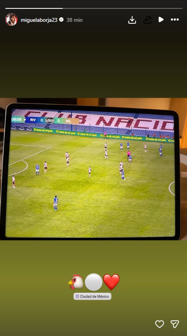 El gesto de Miguel Borja que sorprendió mientras River jugaba su primer amistoso del año El gesto de Miguel Borja que sorprendió mientras River jugaba su primer amistoso del año