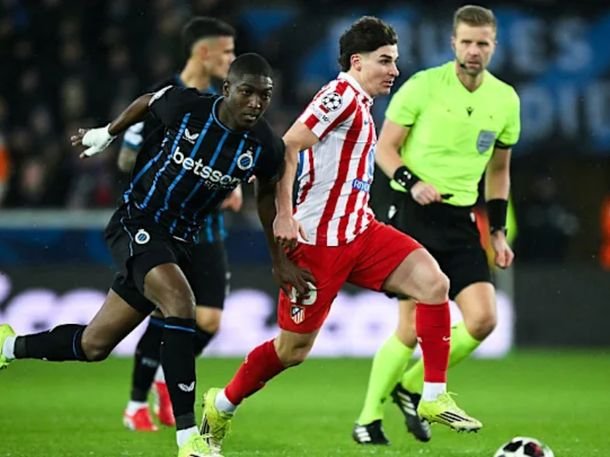 Atlético de Madrid vs Brujas, por la Champions League 2025/26: goles, resultado en vivo y minuto a minuto