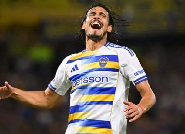 Edinson Cavani vuelve a quedar afuera en Boca: no estará ante Gimnasia de Mendoza