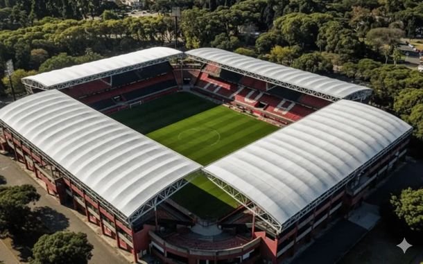 Revelaciones IA: así sería la cancha de Newell’s si estuviera techada