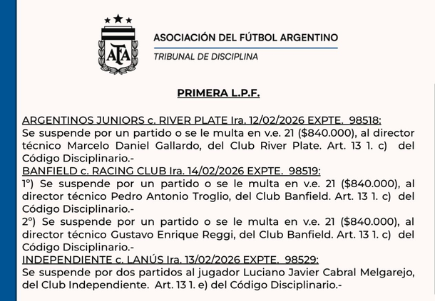 Marcelo Gallardo podría no dirigir el próximo partido de River: los motivos Marcelo Gallardo podría no dirigir el próximo partido de River: los motivos