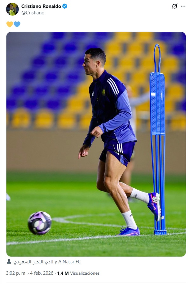 El posteo de Cristiano Ronaldo con los colores de Boca que rompió el corazón de River El posteo de Cristiano Ronaldo con los colores de Boca que rompió el corazón de River