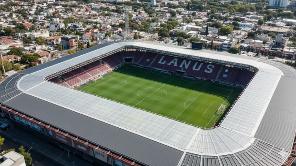 Revelaciones IA: así es como se vería la cancha de Lanús si estuviera techada