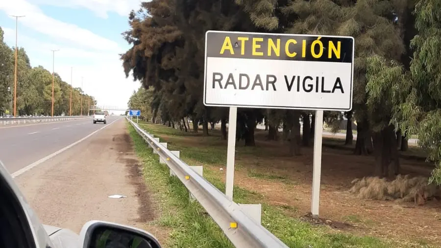 Radares: Control de velocidad en las rutas de Río Negro.