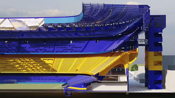 Avanza el proyecto de Riquelme: así es el sueño de Boca para ampliar la Bombonera
