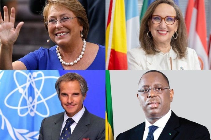 Los cuatro candidatos para liderar la ONU.
