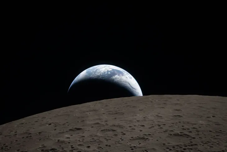 Puesta del Sol capturada desde Orión el lunes 6 de abril de 2026. Puesta del Sol capturada desde Orión el lunes 6 de abril de 2026.