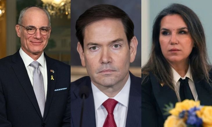Marco Rubio encabeza el encuentro entre Yechiel Leiter y Nada Hamadeh Moawad en una negociación clave.