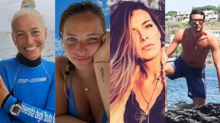 Los cuatro turistas italianos desaparecidos en las islas Maldivas.