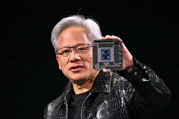 Jensen Huang, líder de Nvidia, formó parte de la comitiva que acompañó a Trump a China esta semana.