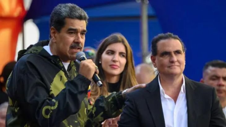 Nicolás Maduro y Alex Saab. 
