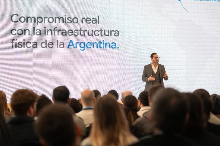 Vallejo, durante la presentación del panorama de Google para Argentina. Vallejo, durante la presentación del panorama de Google para Argentina.