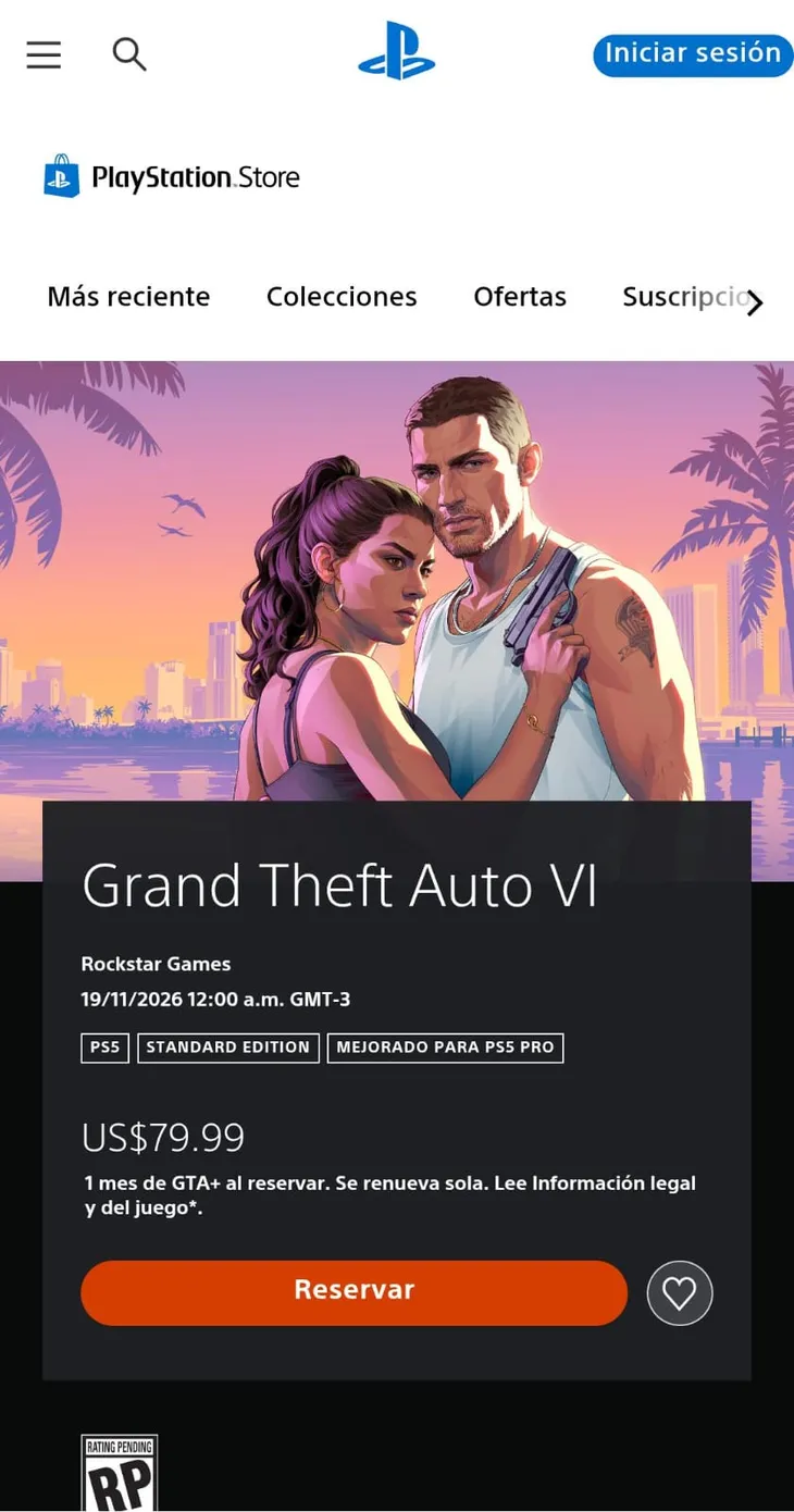 La edición standard del juego tiene un costo de u$s80. 