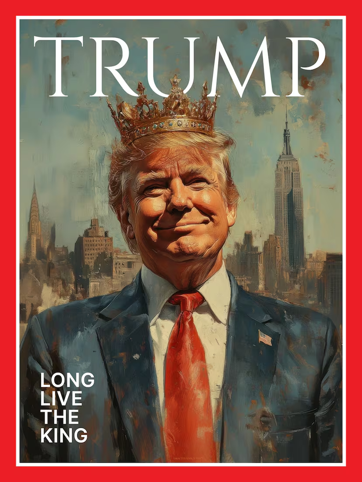 La tapa que compartió Trump en sus redes sociales.
