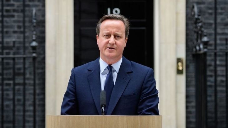 David Cameron, tras el referendum en 2014. David Cameron, tras el referendum en 2014.