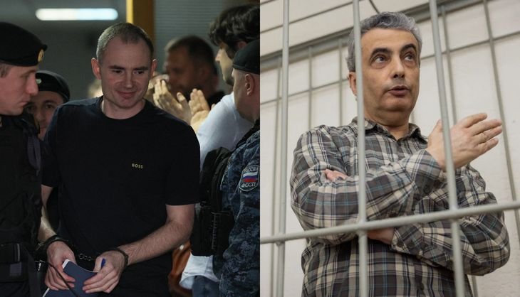 Kruglov y Shlosberg, dirigentes de Yábloko, recibieron penas de siete y más de 11 años de prisión, respectivamente. Kruglov y Shlosberg, dirigentes de Yábloko, recibieron penas de siete y más de 11 años de prisión, respectivamente.