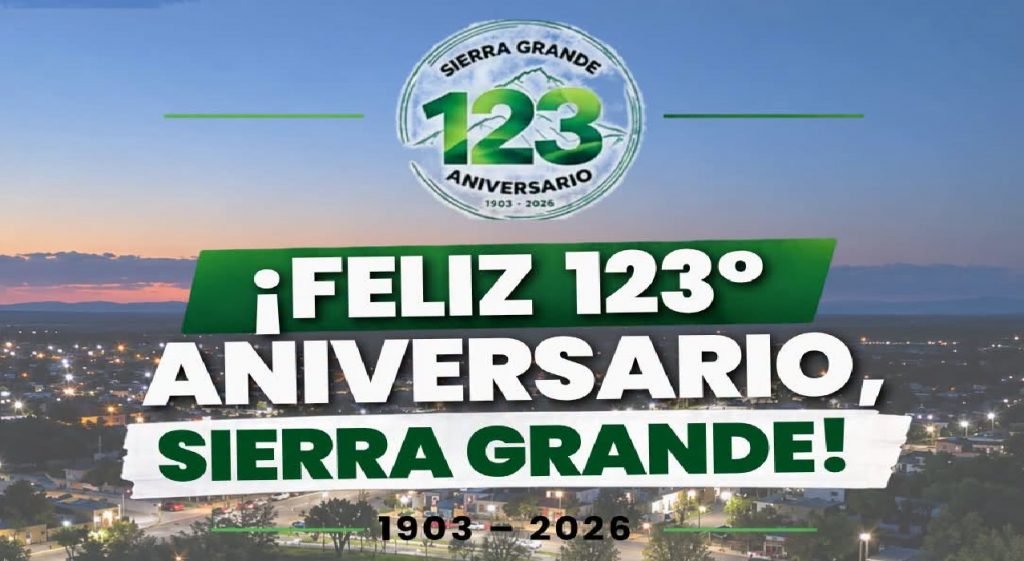 ¡FELICES 123 AÑOS, SIERRA GRANDE!