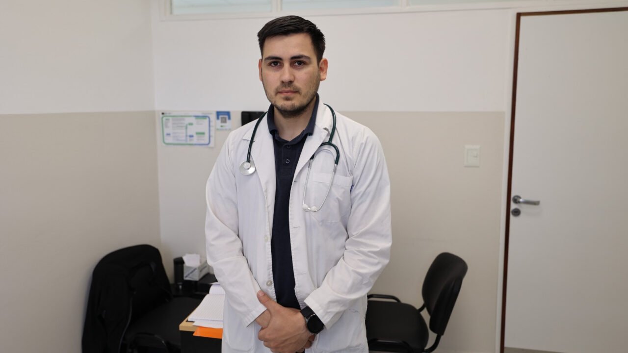Del Litoral a la Región Sur: Marcelo eligió Río Negro para ejercer la medicina