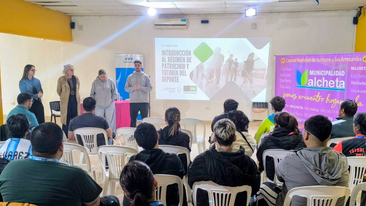 Valcheta: Río Negro promueve el patrocinio deportivo con beneficios fiscales