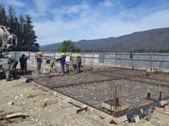Avanza la construcción del nuevo centro de salud de Mallín Ahogado