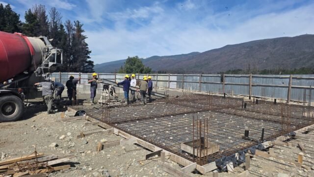 Avanza la construcción del nuevo centro de salud de Mallín Ahogado