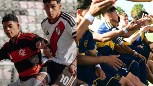 Messi Cup: River se metió en semifinales y Boca quedó eliminado, pese a un golazo de chilena